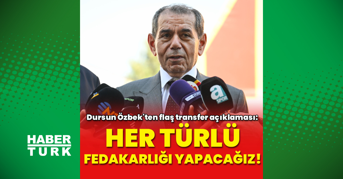 Analiz | Dursun Özbek'ten flaş transfer açıklaması! | İşte Tüm Ayrıntılar