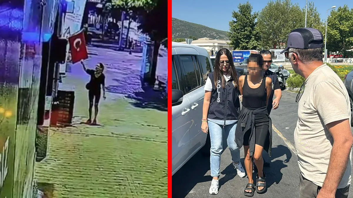 Kritik Açıklama: Son Gelişme: Yer Muğla! Türk bayrağını ateşe vermişti: O şüphelinin ifadesi pes dedirtti! ve