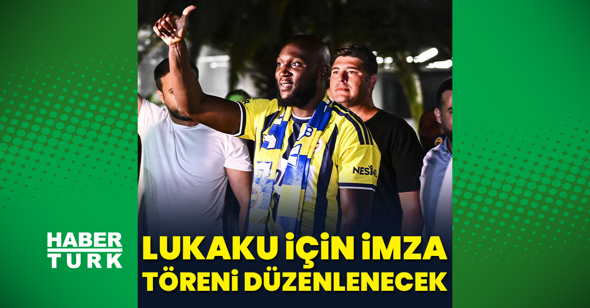 Kritik Açıklama: Fenerbahçe Lukaku için imza töreni düzenleyecek! | İşte Tüm Ayrıntılar
