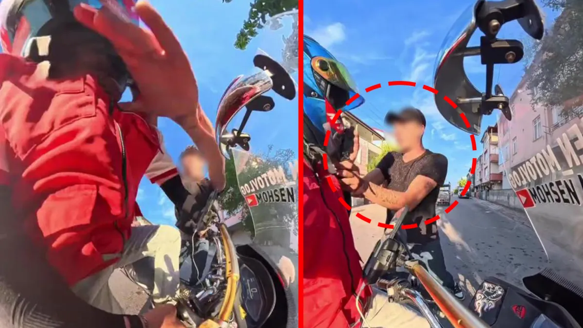 Ayrıntılar Netleşti: Kocaeli'nde trafikte maganda dehşeti! "Seni gebertirim" diyerek motokuryeye saldırdı: İşt