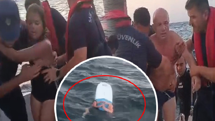 Denizde büyük panik: Baba ve kızı saatlerce kabusu yaşadı | İşte Tüm Ayrıntılar