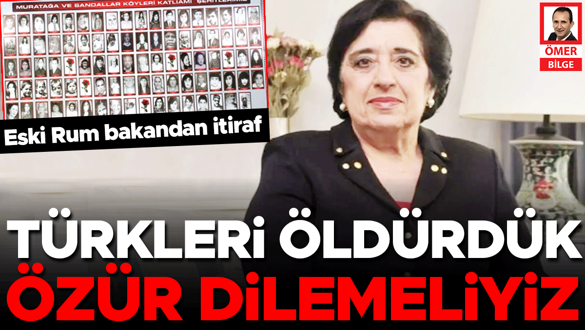 Gündemden Son Bilgiler: Eski Rum bakandan itiraf: Türkleri öldürdük, özür dilemeliyiz: Gelişmeler Takip Ediliy