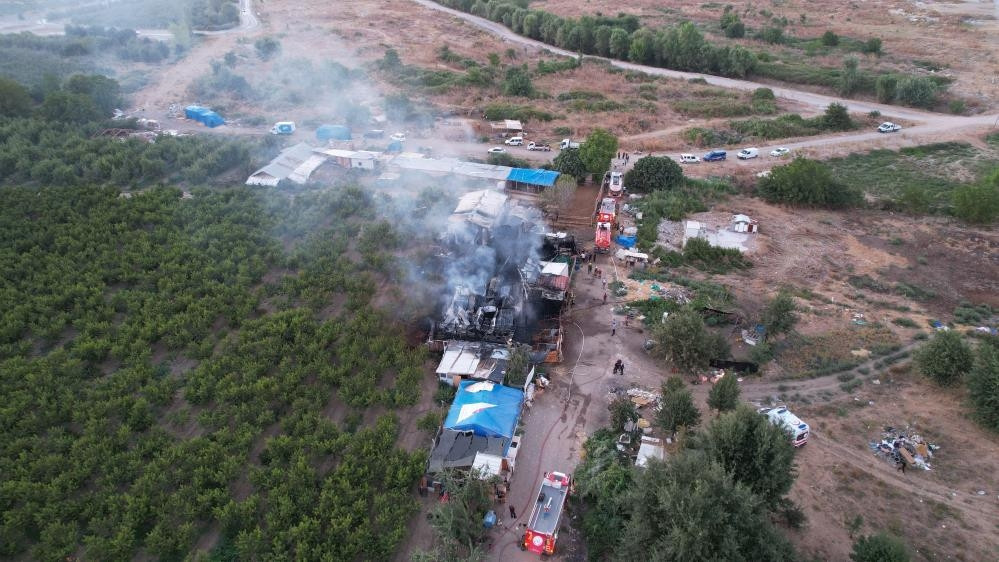 Bursa'da çiftlik alev alev yandı ve Merak Edilenler