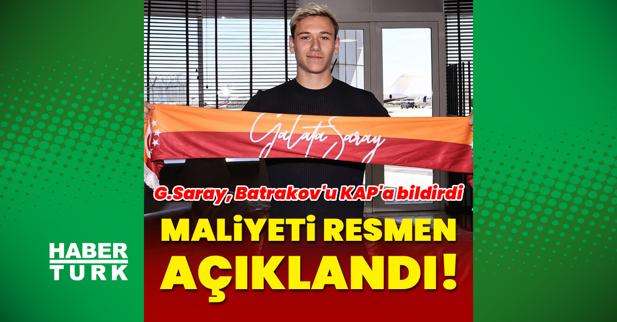 Galatasaray Batrakov'un maliyetini tüm detaylarıyla paylaştı! | İşte Tüm Ayrıntılar