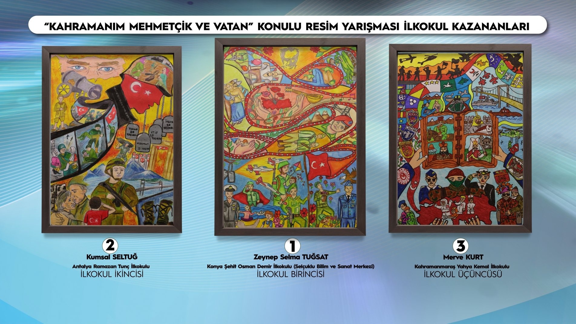 Resim yarışmasının kazananları netlik kazandı - Son Dakika Bilgileri