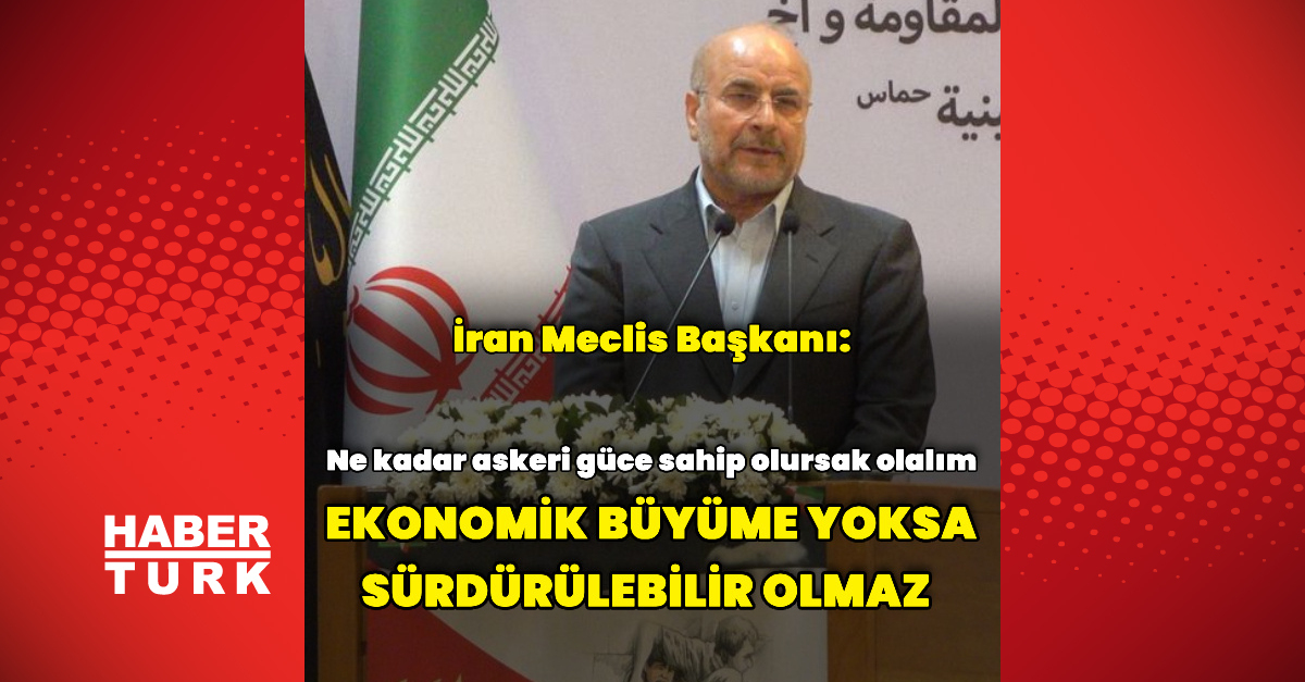 Kalibaf'tan ekonomi vurgusu