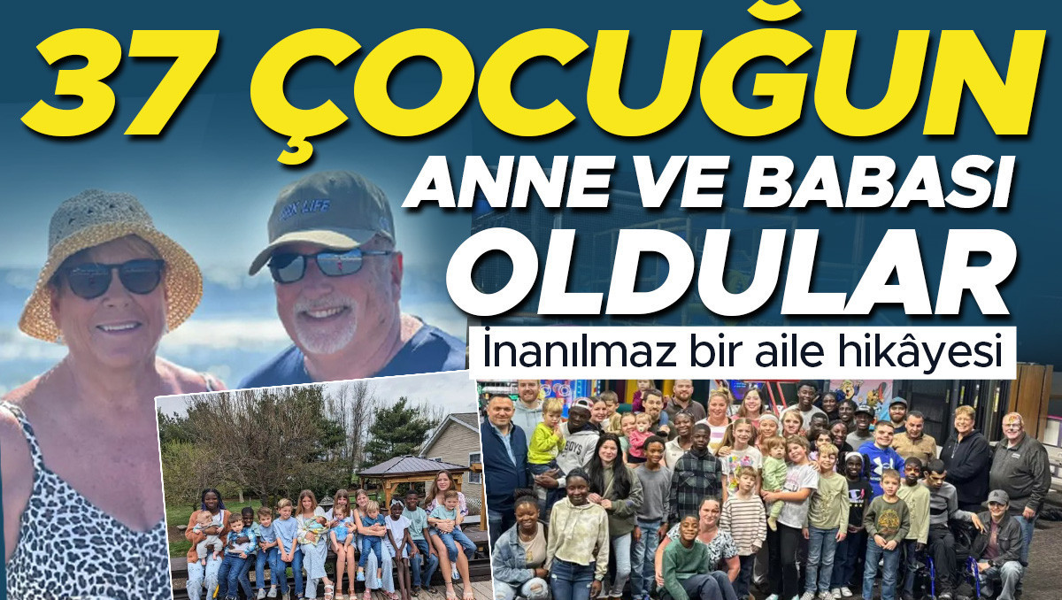37 çocuğun anne ve babası oldular! İnanılmaz bir aile hikâyesi | İşte Tüm Ayrıntılar