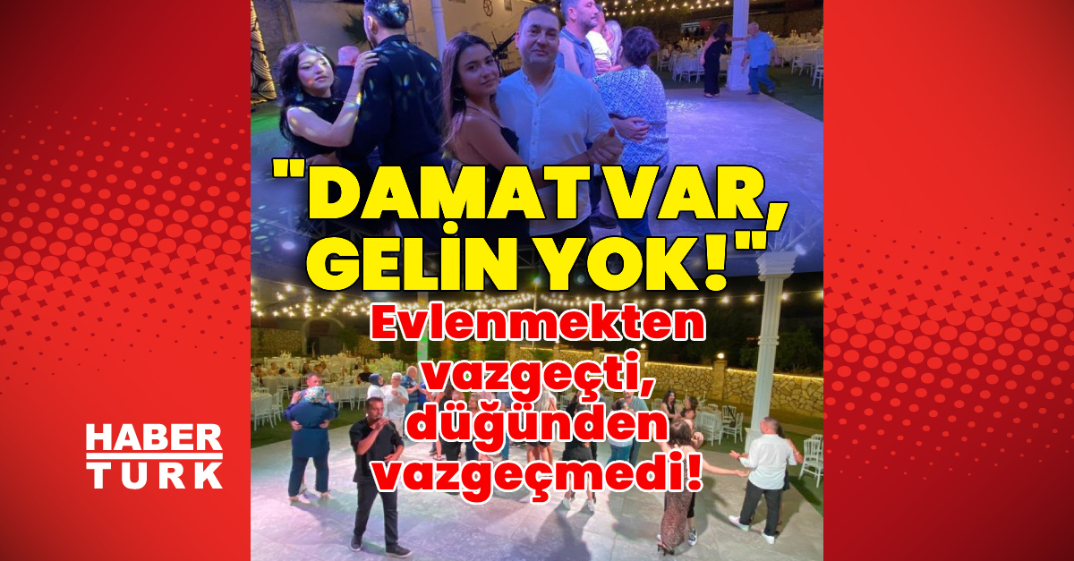 Gündemden Son Bilgiler: Evlenmekten vazgeçti, düğünden vazgeçmedi! | İşte Tüm Ayrıntılar