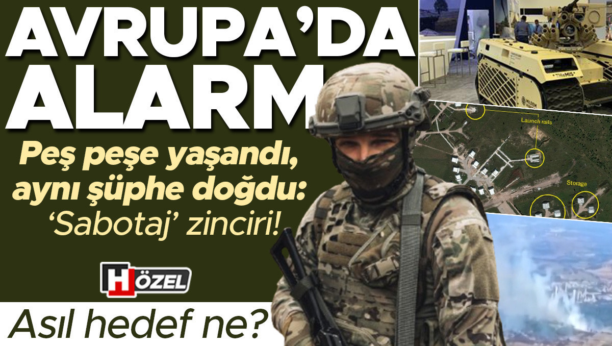 Gündemden Son Bilgiler: Avrupa’da alarm! Peş peşe meydana geldi, aynı şüphe doğdu: ‘Sabotaj’ zinciri… Asıl hed