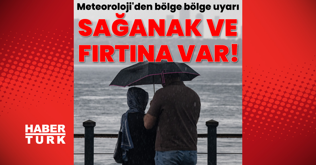 Gündemden Son Bilgiler: Meteoroloji'den sağanak yağmur ve fırtına alarmı! | İşte Tüm Ayrıntılar