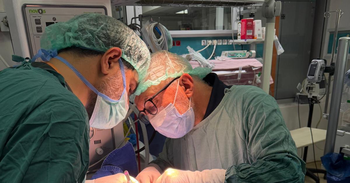 Son Gelişme: 610 gram doğan bebeğe kalp ameliyatı