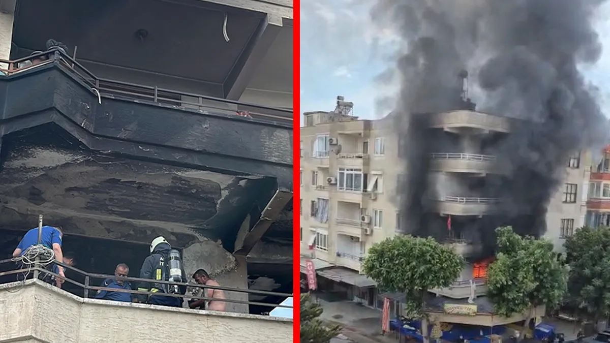 Son Gelişme: Antalya’da korkutan yangın! 4 katlı apartmanı alevler sardı: 3 çocuk saniyelerle kurtuldu! - Son