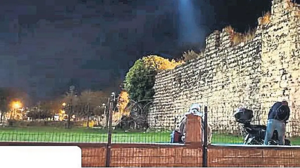 Polisten açık havada alkol kullananlara dronlu denetim