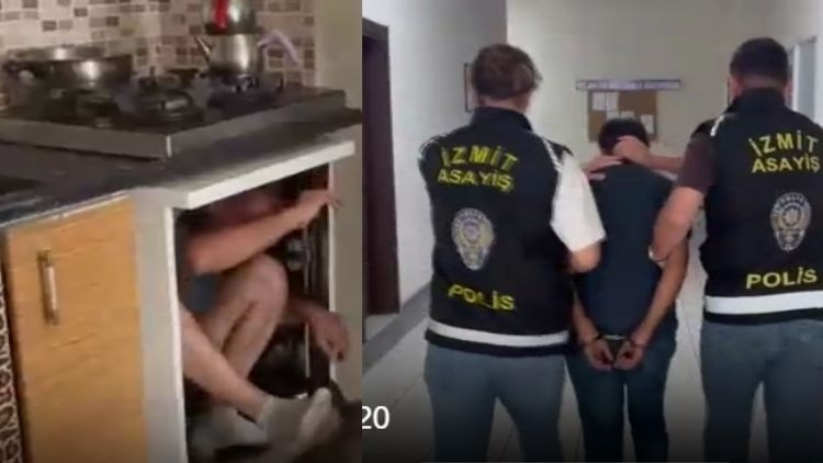 Gündemden Son Bilgiler: 31 yıl hapis cezasıyla aranan kişi, bulaşık makinesinden saklanırken yakalandı