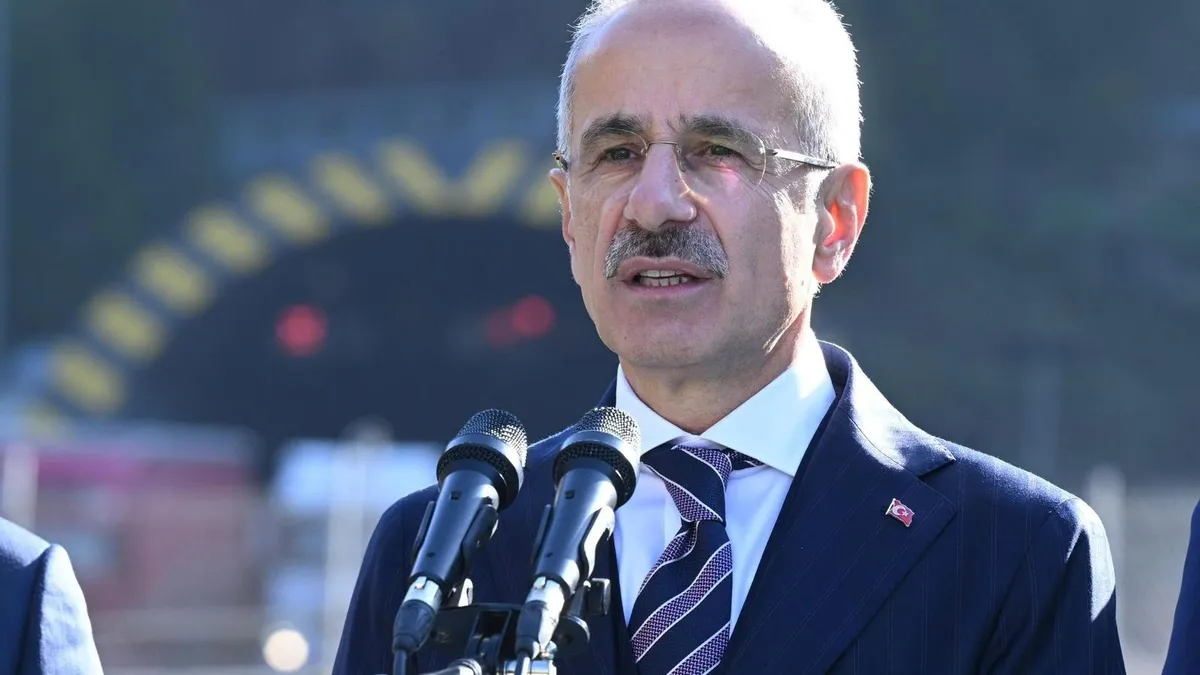 Alacabel tüneli 7 bin 360 metre uzunluğunda çift tüp olarak hizmete girecek: Gelişmeler Takip Ediliyor