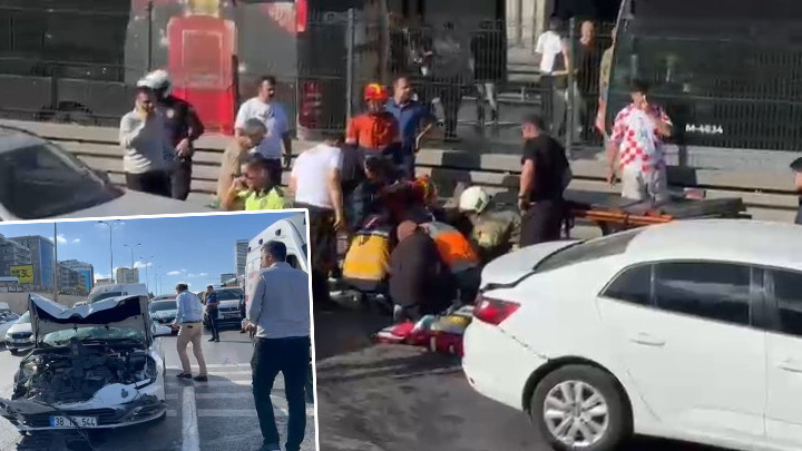 Son Gelişme: Beylikdüzü'nde zincirleme kaza: Yaralılar var