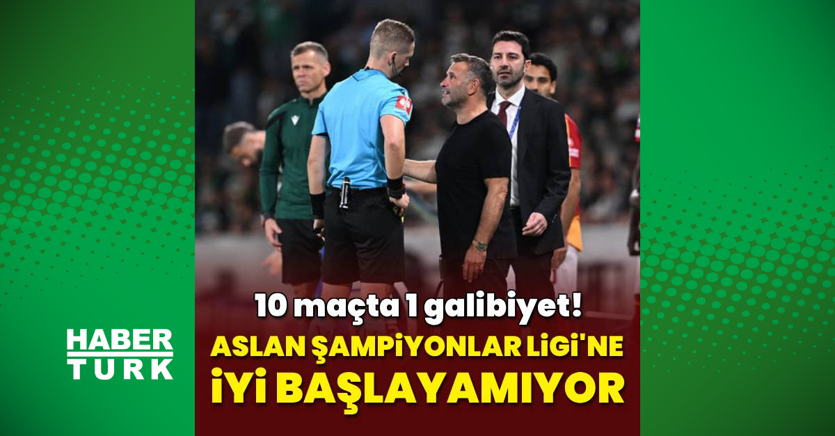 G.Saray Devler Ligi'ne iyi başlayamıyor! | İşte Tüm Ayrıntılar