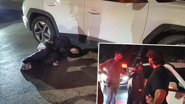 Kritik Açıklama: Otomobiliyle ters yöne girince yakalandı: Polise direnip, gazetecilere tükürdü | İşte Tüm Ayr