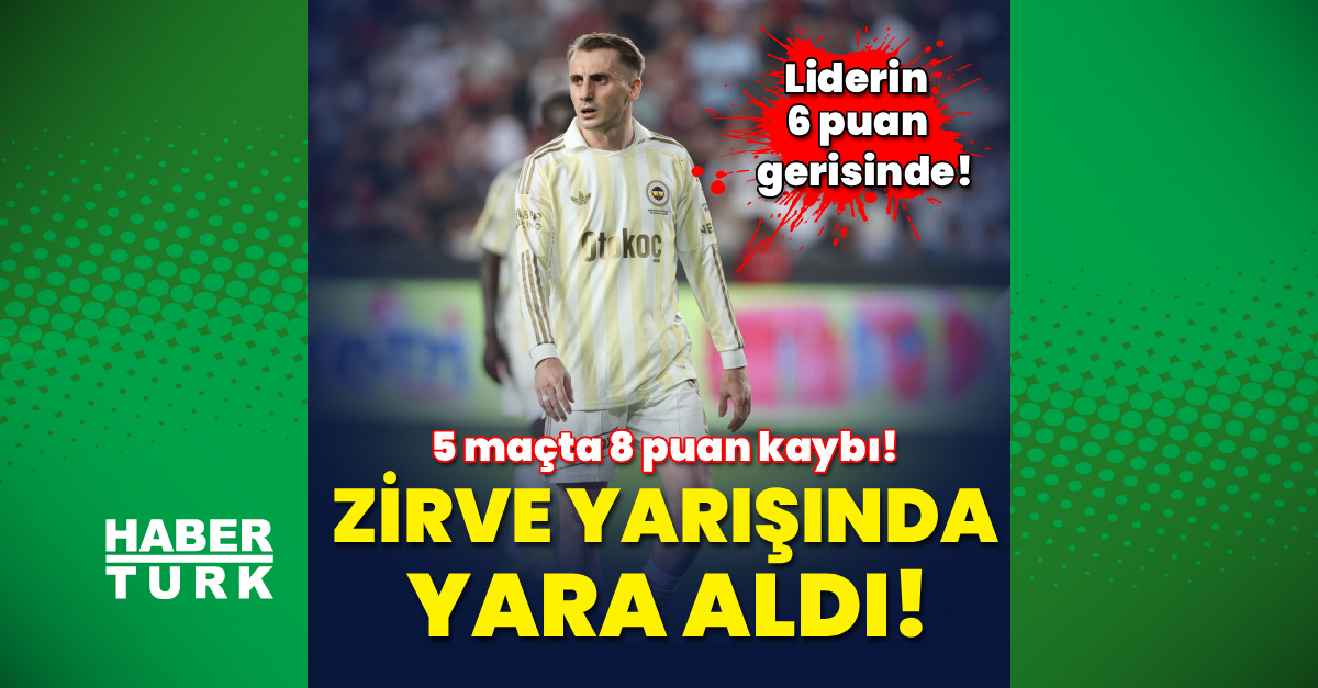 Ayrıntılar Netleşti: Fenerbahçe'den 5 maçta 8 puan kaybı! ve Merak Edilenler