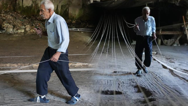 76 yaşındaki Macık, mağarada babasından kalan mirasa sahip çıkıyor! 'Nemli olduğu için burayı tercih ediyorum'