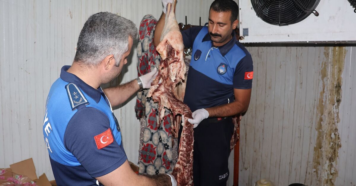 Kasapta 315 kilo bozuk et bulundu: Gelişmeler Takip Ediliyor