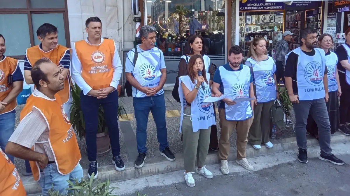 Gündemden Son Bilgiler: Konak Belediyesinde memurlar ödenmeyen sosyal denge tazminatları için eylem yaptı: Gel