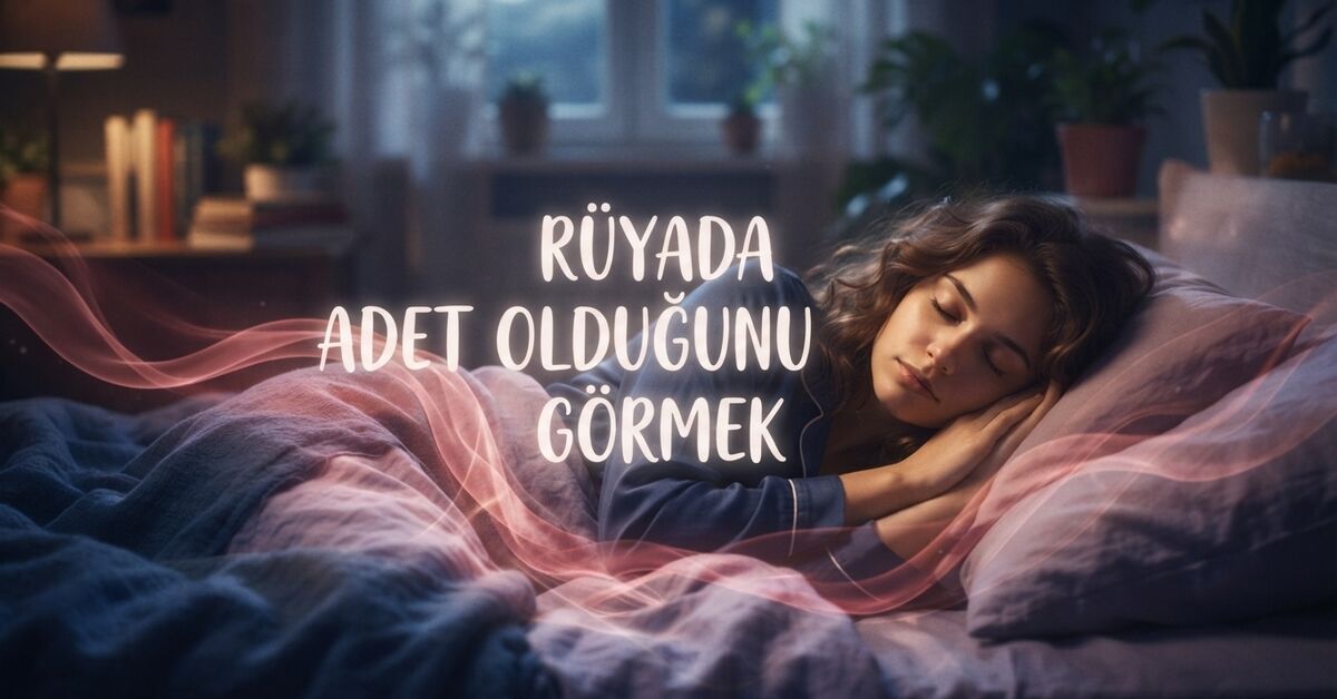 Rüyada adet olduğunu görmek ne anlama gelir? - Son Dakika Bilgileri
