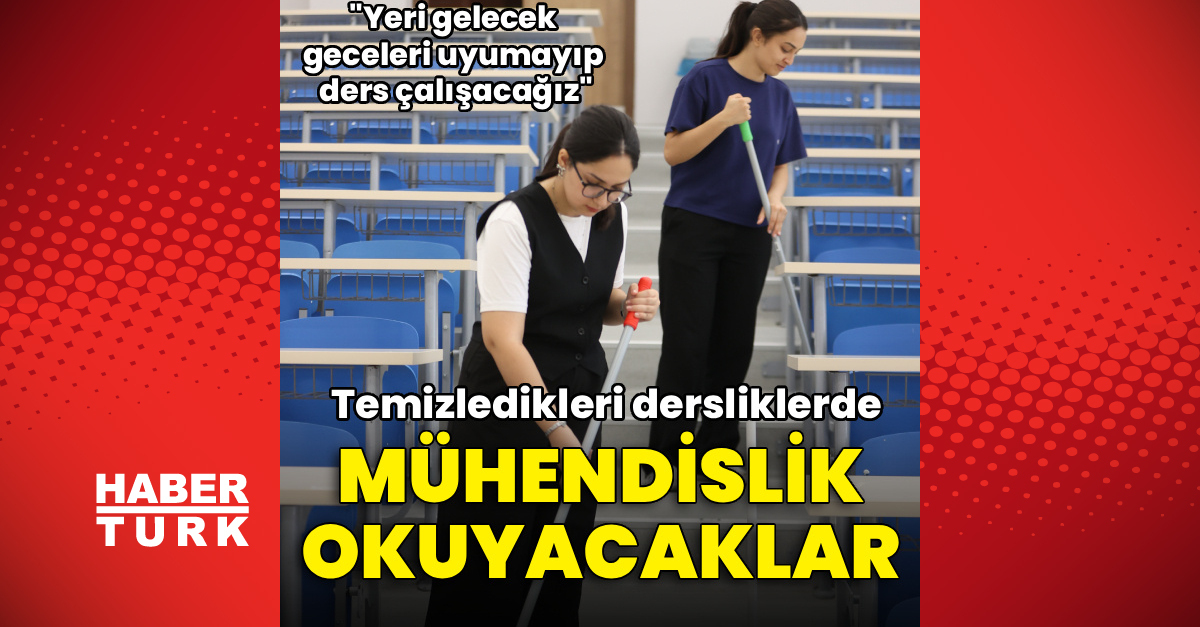 Sıcak Gündem: Temizledikleri dersliklerde mühendislik eğitimi alacaklar | İşte Tüm Ayrıntılar