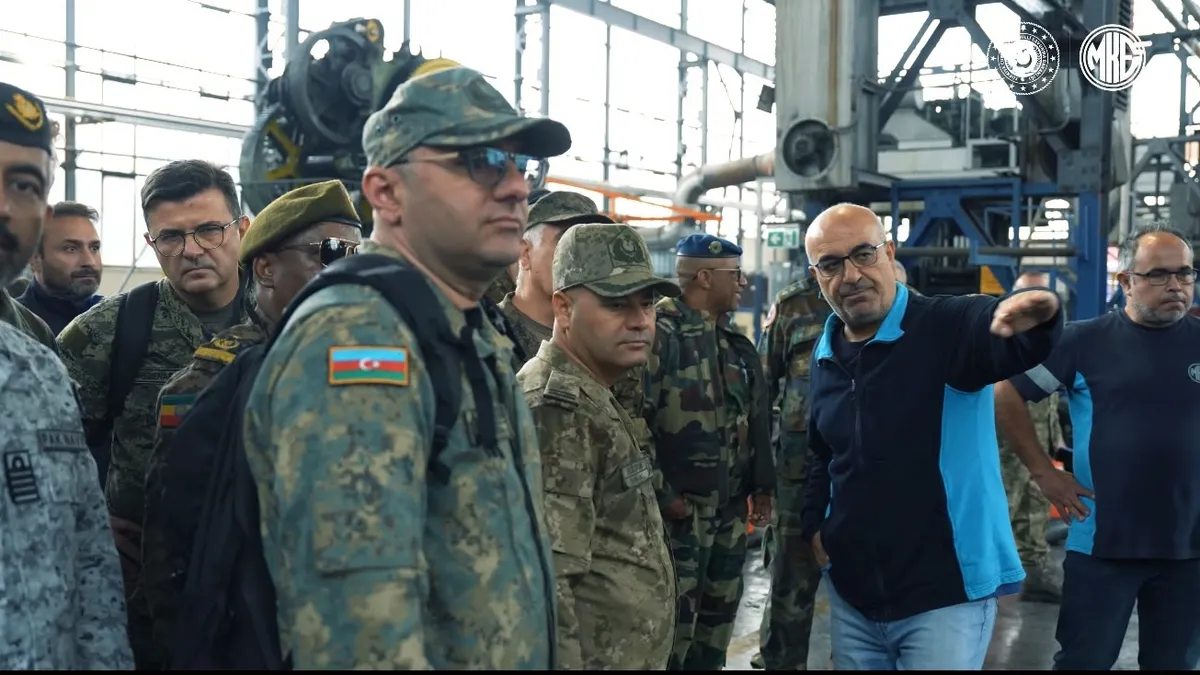 Yabancı askerî ataşeler MKE’de! Millî tüfekle atış yaptılar ve Merak Edilenler