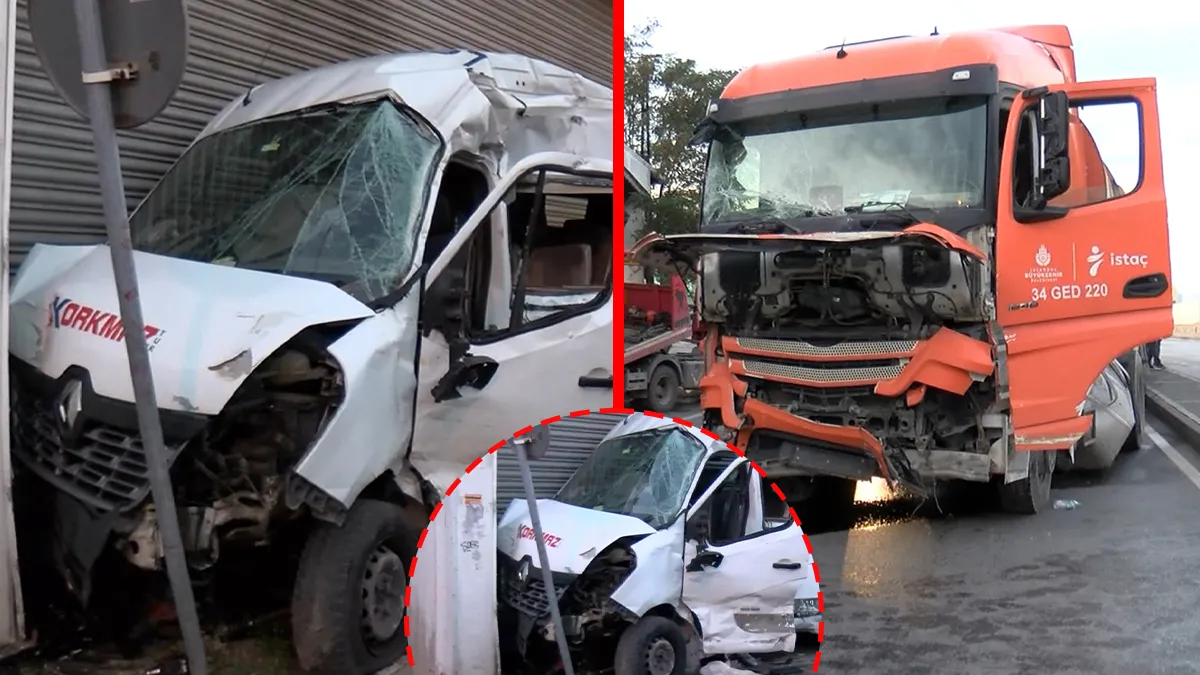 Kritik Açıklama: Ümraniye’de feci kaza! Servis minibüsüyle İBB aracı çarpıştı: Yaralılar var! | İşte Tüm Ayrın