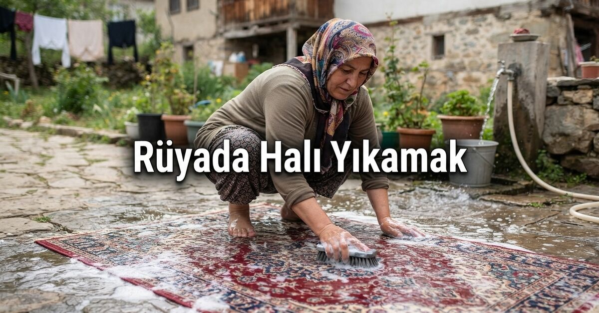 Rüyada halı yıkamak ne anlama gelir? ve Merak Edilenler