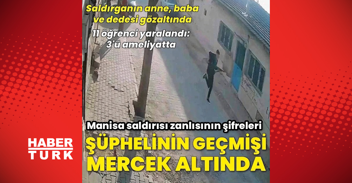 Şüphelinin geçmişi mercek altında
