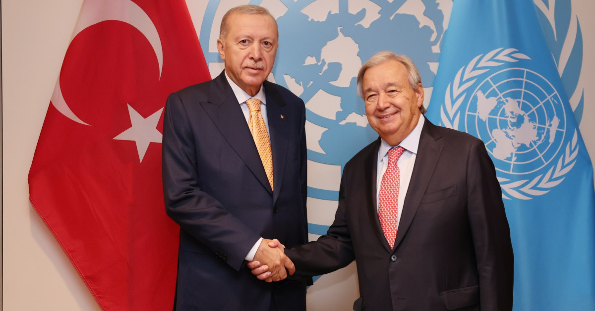 Cumhurbaşkanı Erdoğan, Guterres ile görüştü - Son Dakika Bilgileri