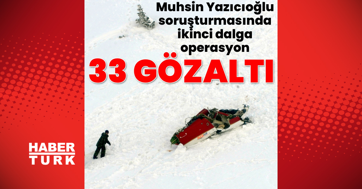 Ayrıntılar Netleşti: Muhsin Yazıcıoğlu soruşturmasında 2. dalga operasyon: 33 gözaltı - Son Dakika Bilgileri