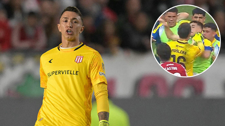 Son Gelişme: Arjantin'de final maçında ortalık karıştı: Trivela gol yiyen Muslera, rakibinin boğazına yapıştı!
