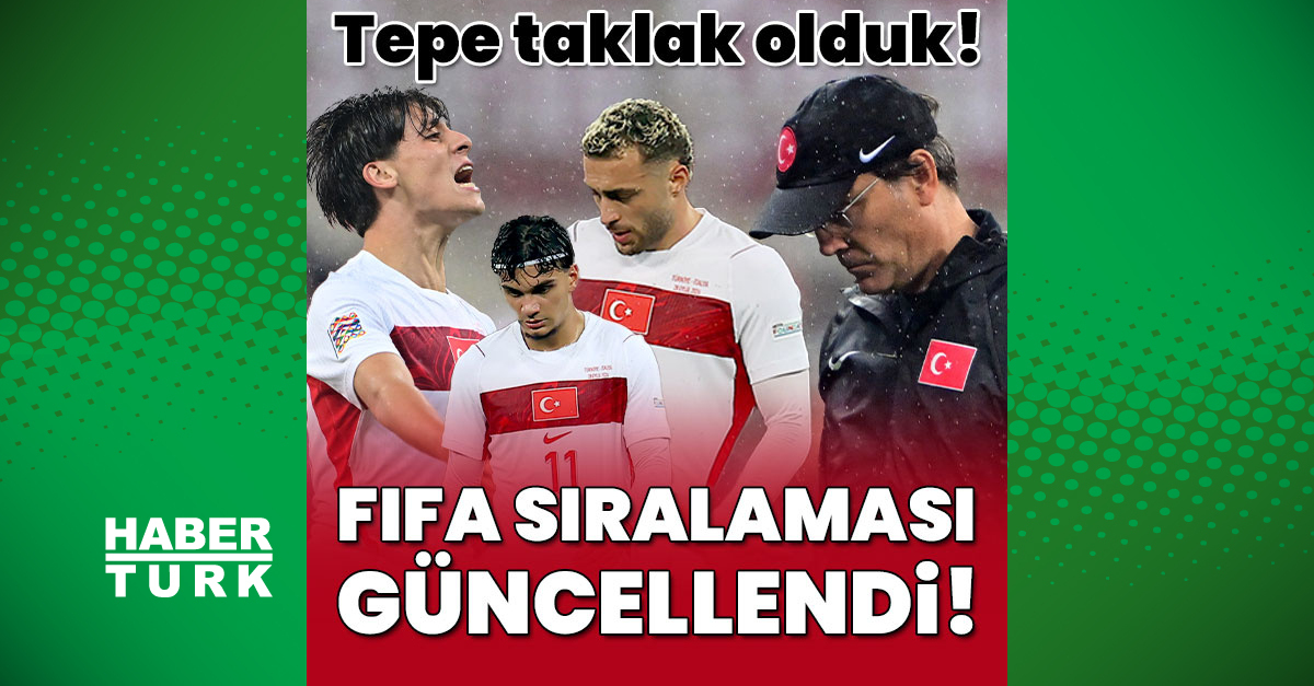 Kritik Açıklama: A Milli Takım 4 basamak birden gerileme kaydetti