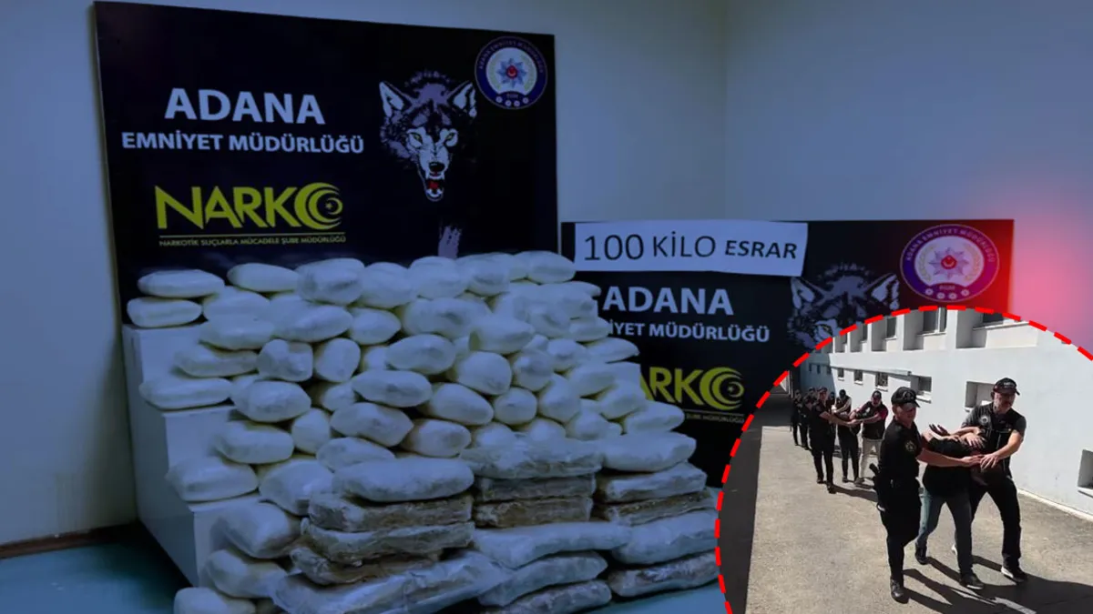Adana'da dev operasyon! Bavulların içerisine saklı 100 kilogram esrar ele geçirildi ve Merak Edilenler