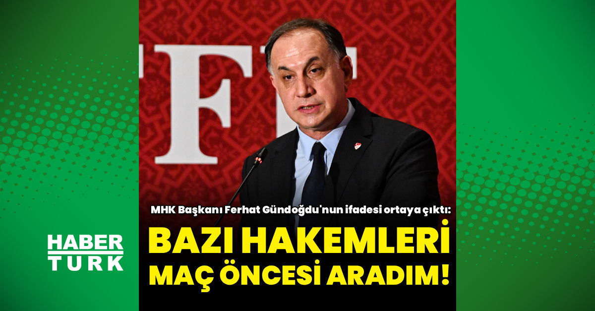 Son Gelişme: Ferhat Gündoğdu'nun ifadesi gözler önüne serildi!