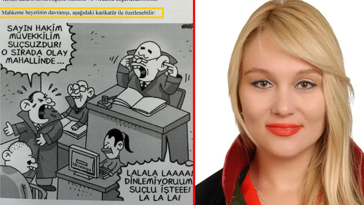 Sıcak Gündem: Dilekçede skandal karikatür! Hakimi hedef aldı: O avukat hakkında suç duyurusu! | İşte Tüm Ayrın