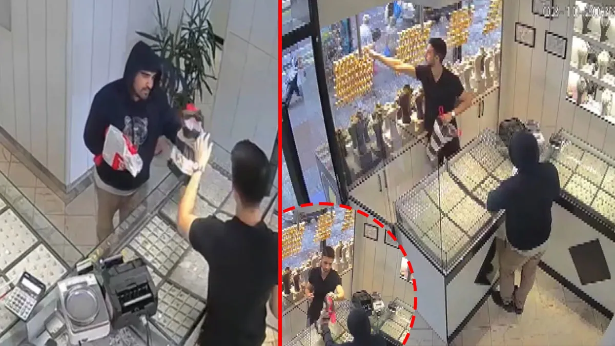 Kritik Açıklama: Bayrampaşa’da bir garip hırsızlık! Şemsiyeyle altın soygunu hüsranla bitti: Tezgahtarın zekas