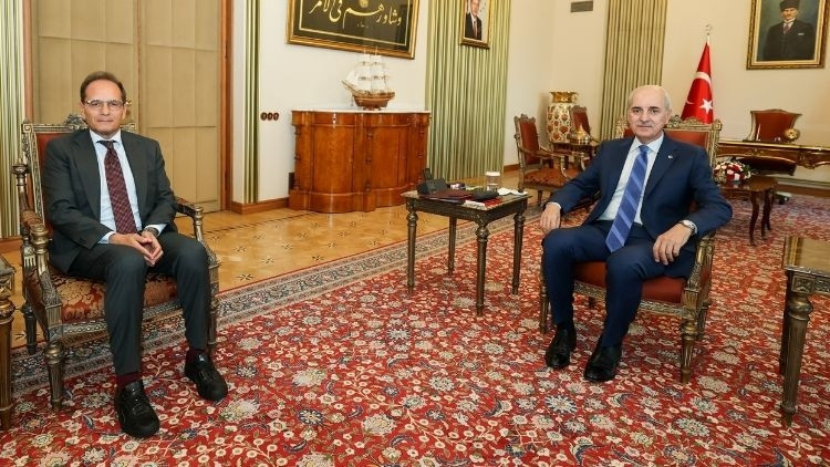 Son Gelişme: TBMM Başkanı Kurtulmuş, İtalya'nın Ankara Büyükelçisi Manzo'yu kabul etti - Son Dakika Bilgileri