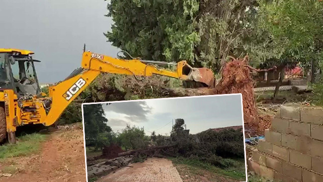 Gündemden Son Bilgiler: Hatay ve Mersin'i sağanak vurdu! Taşkın meydana geldi: Ağaçlar devrildi, evleri ve yol