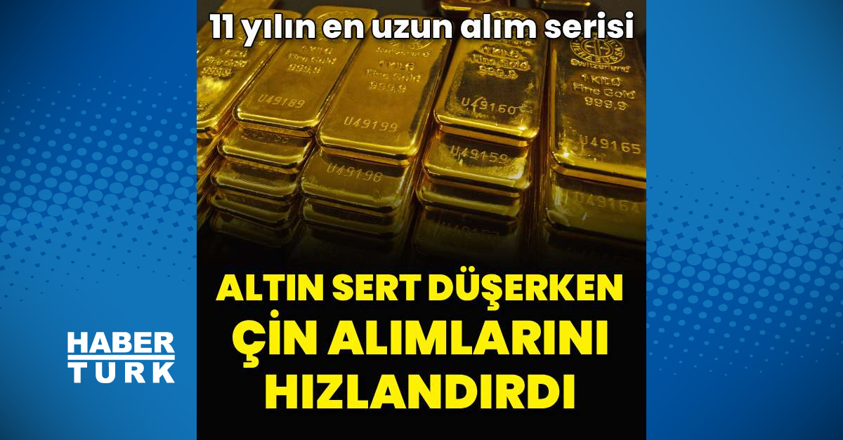 Son Gelişme: Altın sert düşerken alımlarını hızlandırdı: Gelişmeler Takip Ediliyor