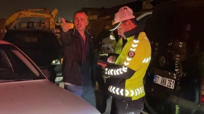 Alkollü sürücü polisten kaçamadı: Basın mensubuna saldırı