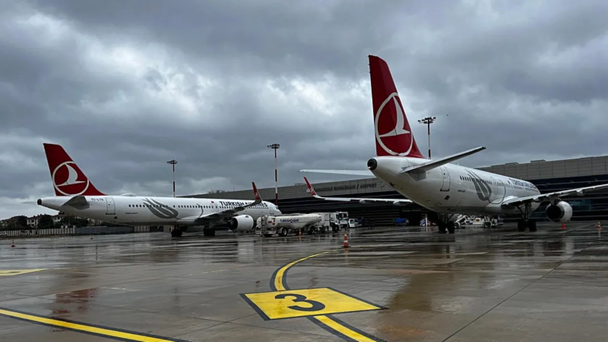 Kritik Açıklama: Hava trafiğine sağanak engeli! İstanbul'a iniş yapamayan uçaklar farklı şehirlere yönlendiril