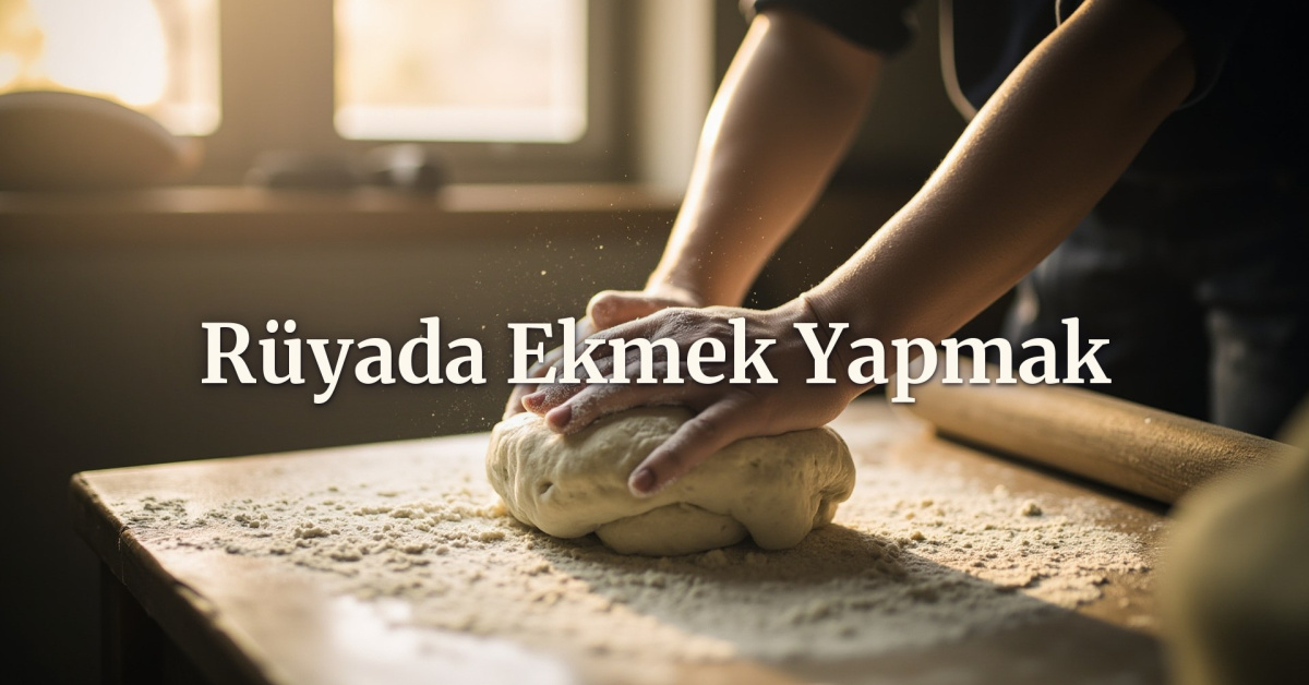 Kritik Açıklama: Rüyada ekmek yapmak ne anlama gelir? ve Merak Edilenler