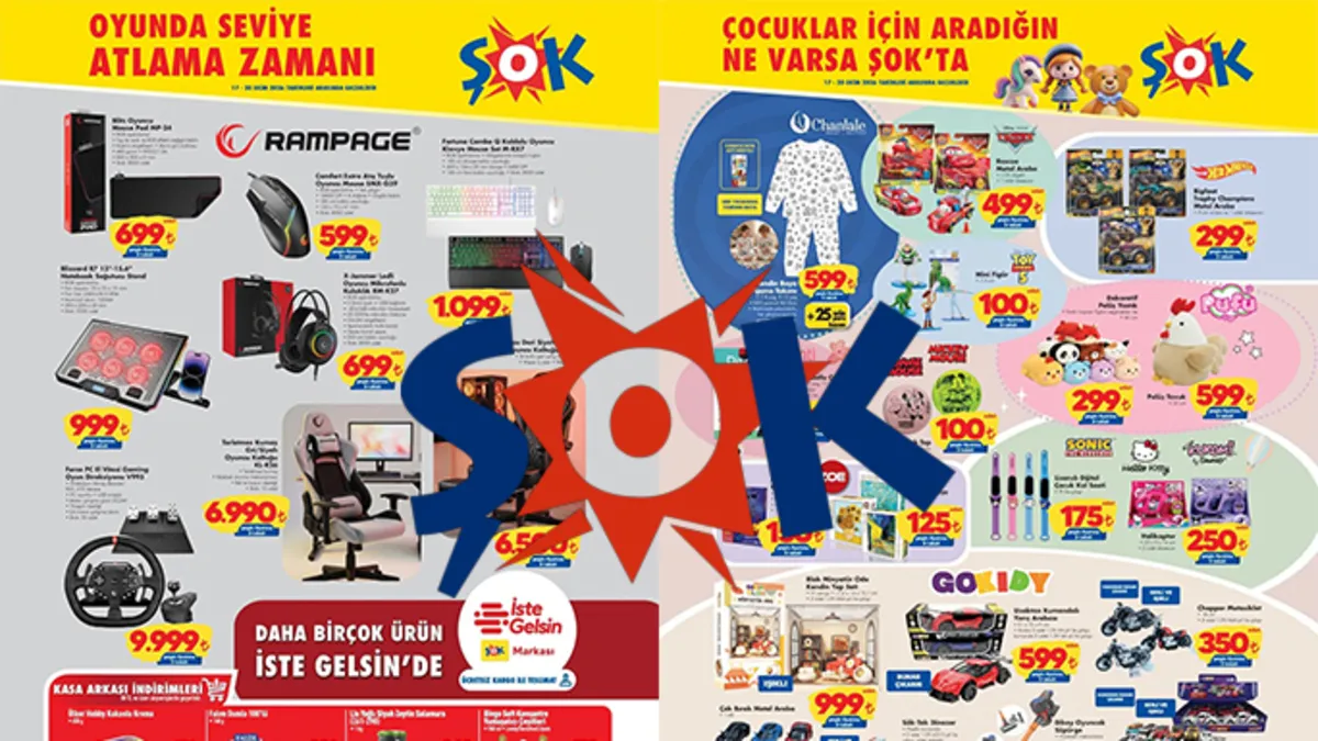 aktüel 17-20 Ekim 2026 kataloğu: Düdüklü, beyaz eşya çeşitleri... Bu hafta ŞOK'ta neler var? ve Merak Edilenle