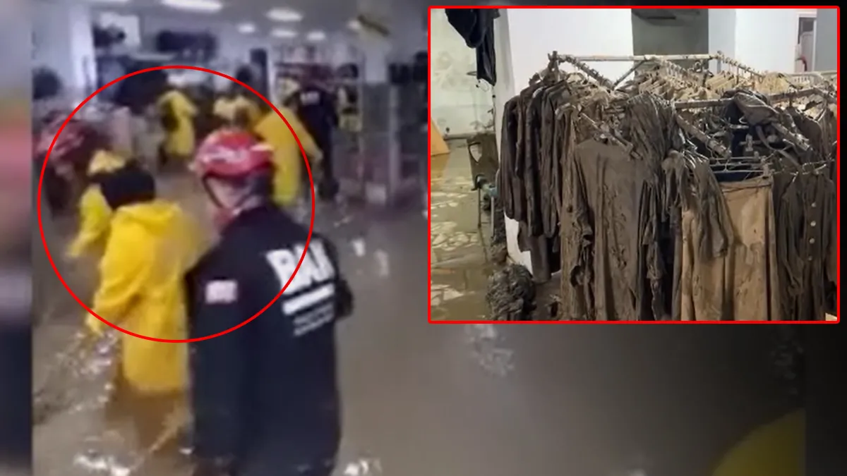 Ayazağa'da sel bilançosu ortaya çıkıyor: 20 yıllık mağazayı adeta yutmuş! Çalışanların zor anları kamerada...: