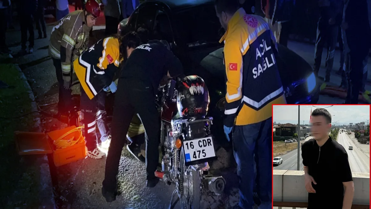 Bursa'da feci kaza! Otomobille çarpışan motosikletin sürücüsü yaşamını yitirdi: Gelişmeler Takip Ediliyor