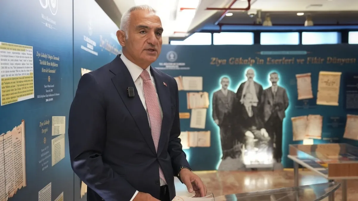 Gündemden Son Bilgiler: Bakan Ersoy: "Ziya Gökalp, Cumhuriyet’in devlet felsefesinin oluşumuna ciddi katkılar